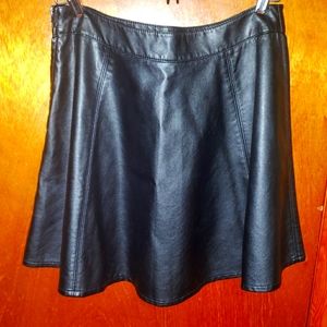 Pleather skirt